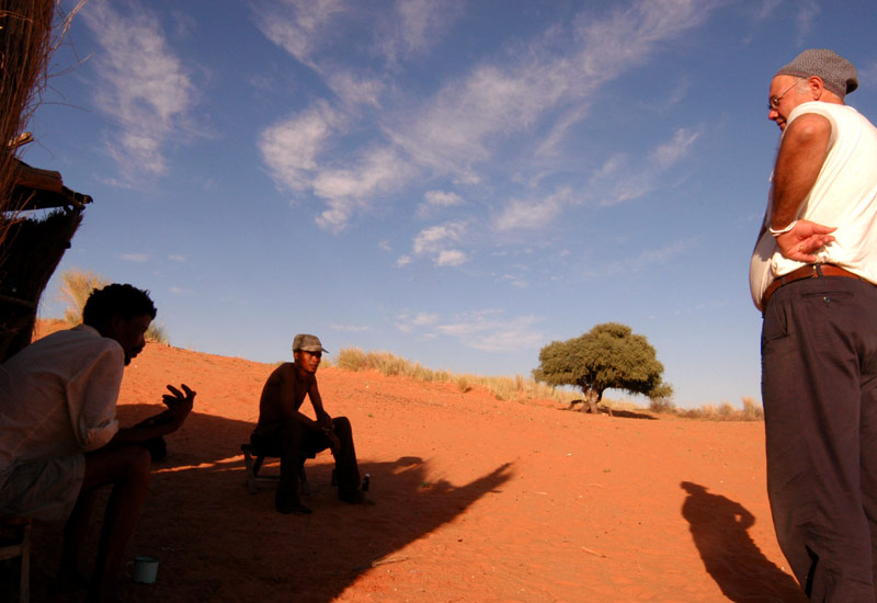 Travel Photo Essay: Cell Phone-Wielding Shamans Call Rain in South African 
                          Desert